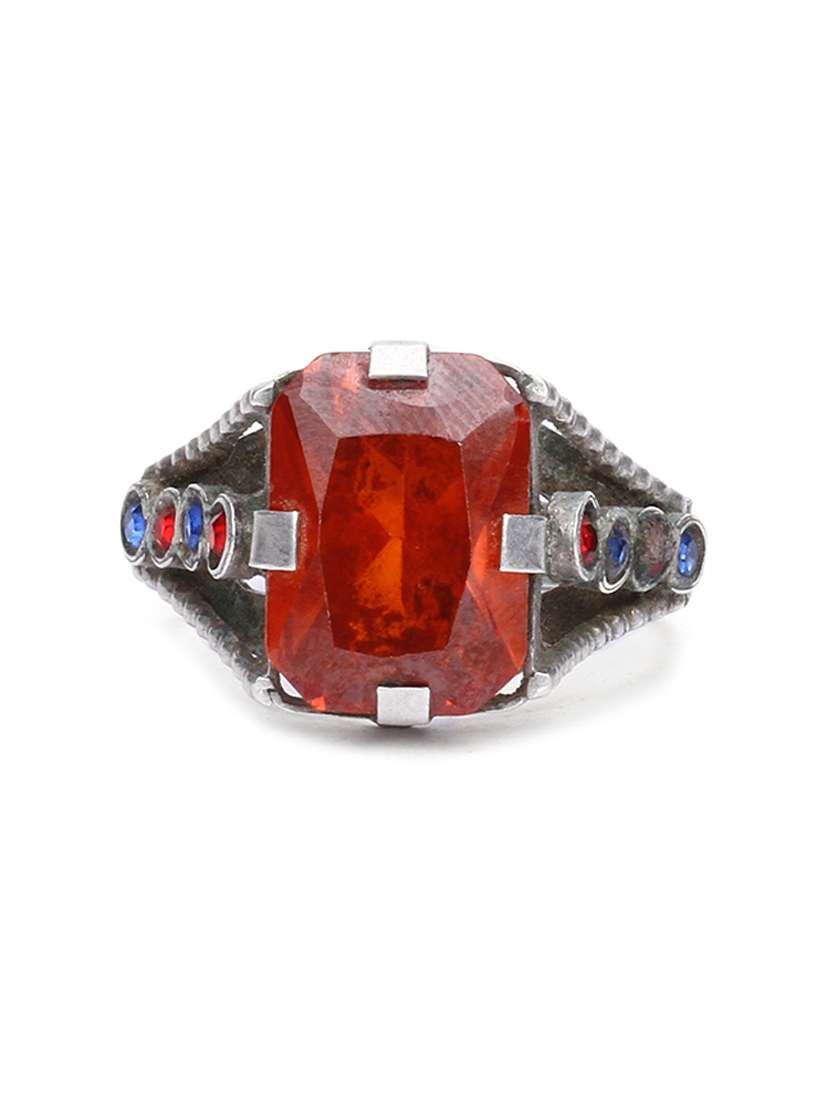 silver handcrafted ring