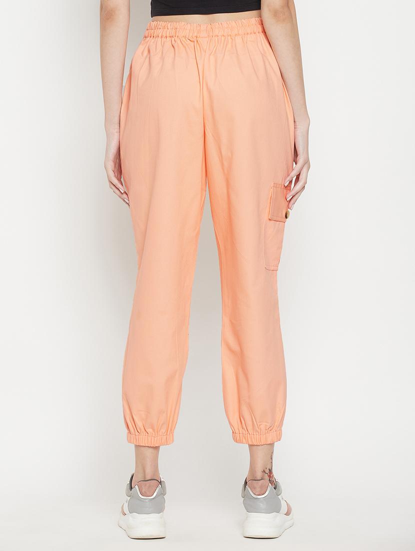 tie front solid cropped trouser - 18399733 - Standard Image - 2