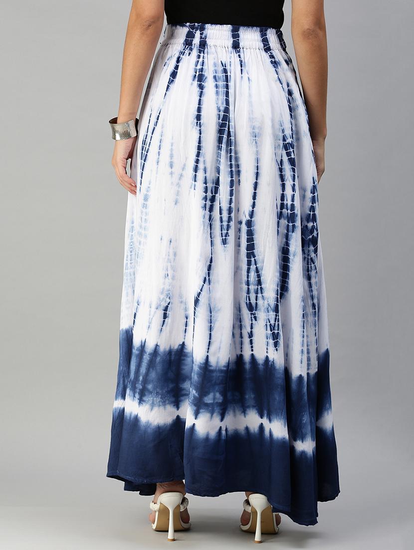blue long skirt - 18400042 - Standard Image - 2