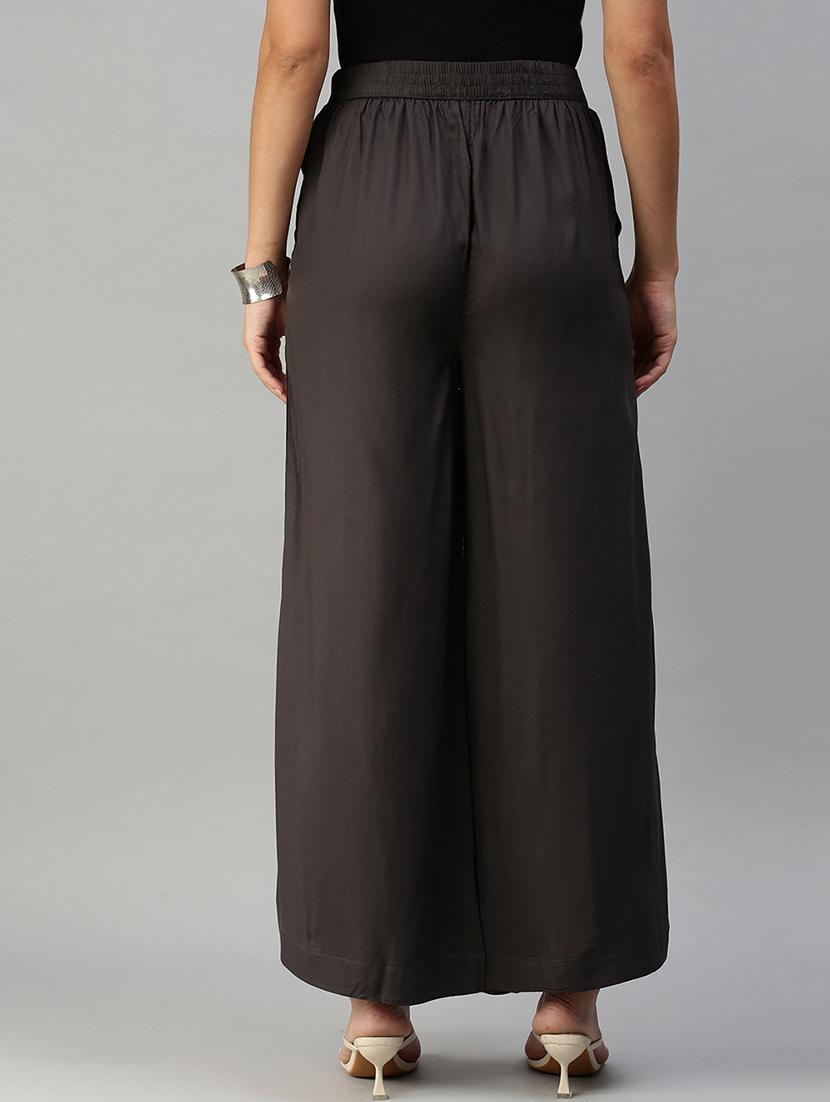 mid rise solid palazzo - 18400070 - Standard Image - 2