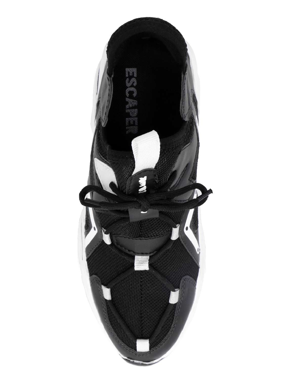 black  lace up sport shoe - 18400097 -  Standard Image - 2