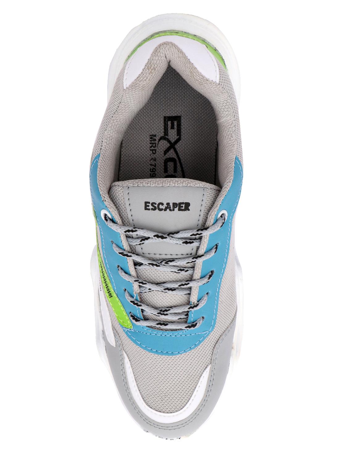 grey lace up sport shoe - 18400207 - Standard Image - 2