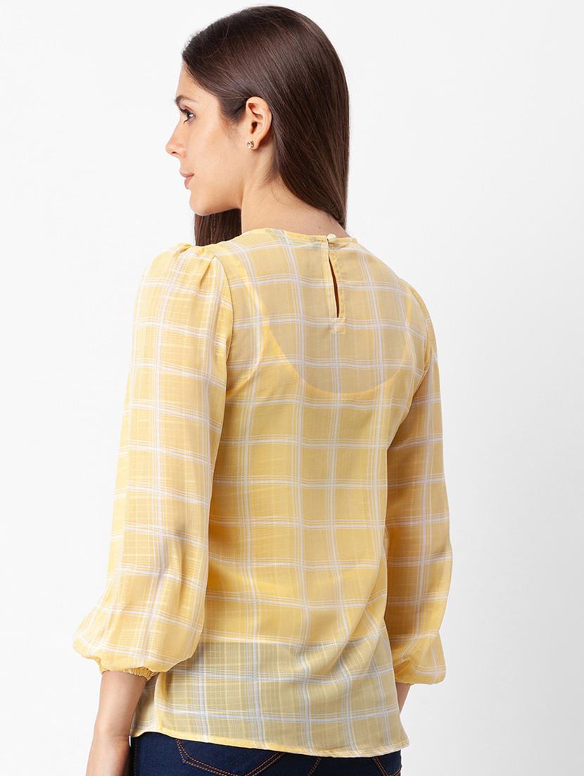 women's straight round neck top - 18400255 - Standard Image - 2
