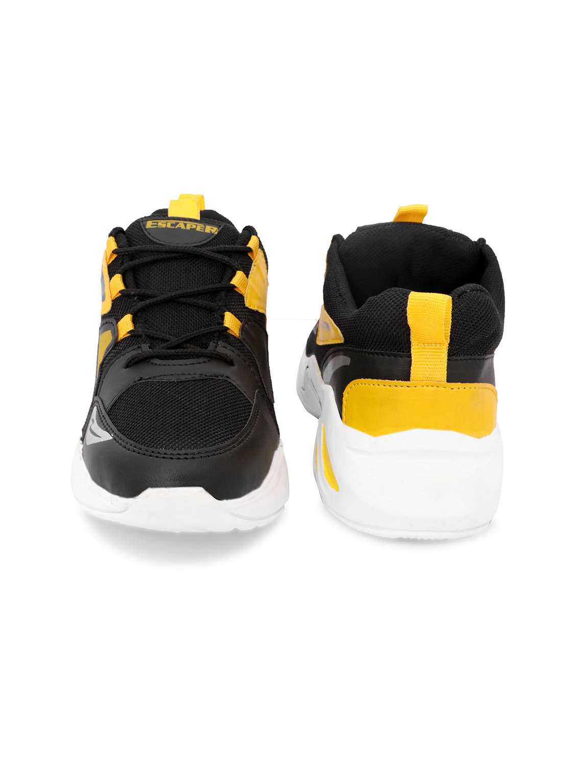 yellow lace up sport shoe - 18400796 - Standard Image - 2