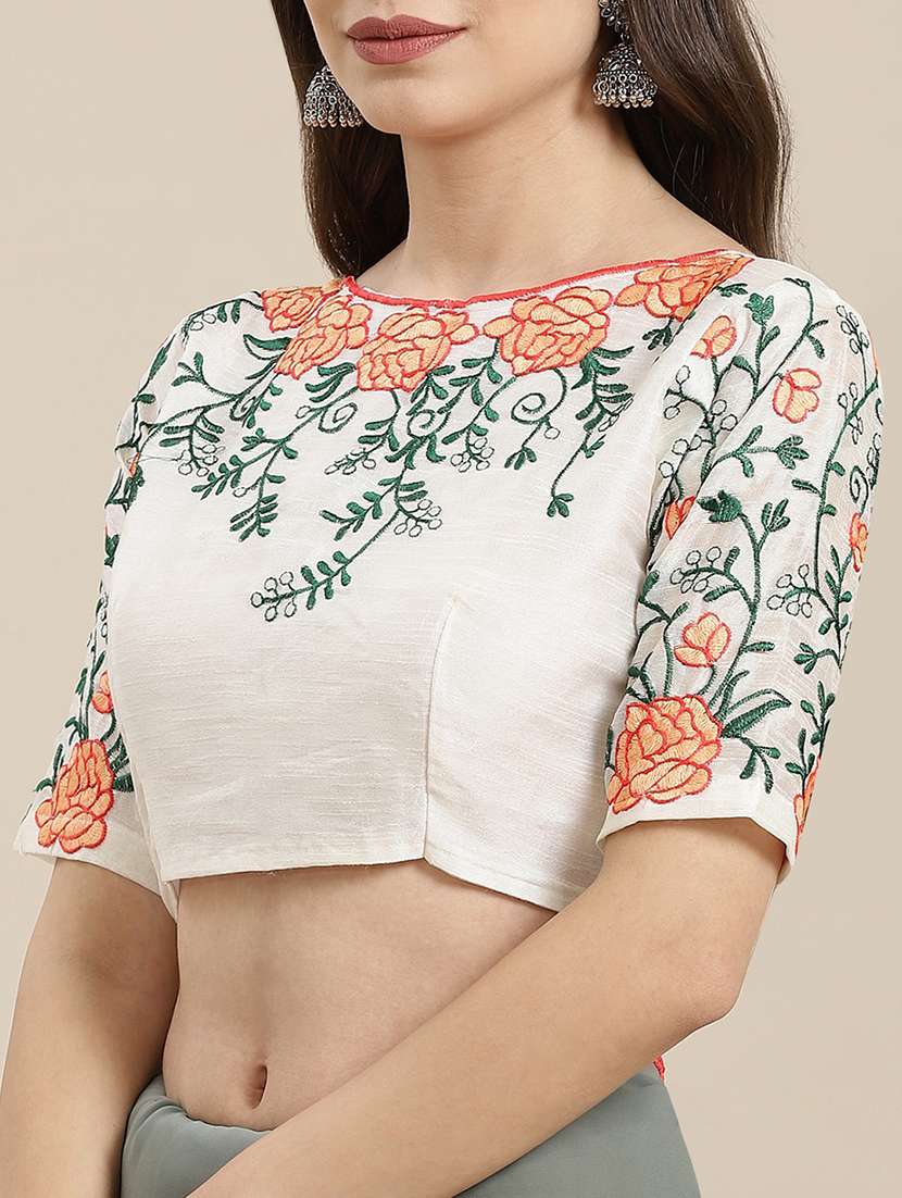 women's embroidered saree - 18400937 -  Standard Image - 2