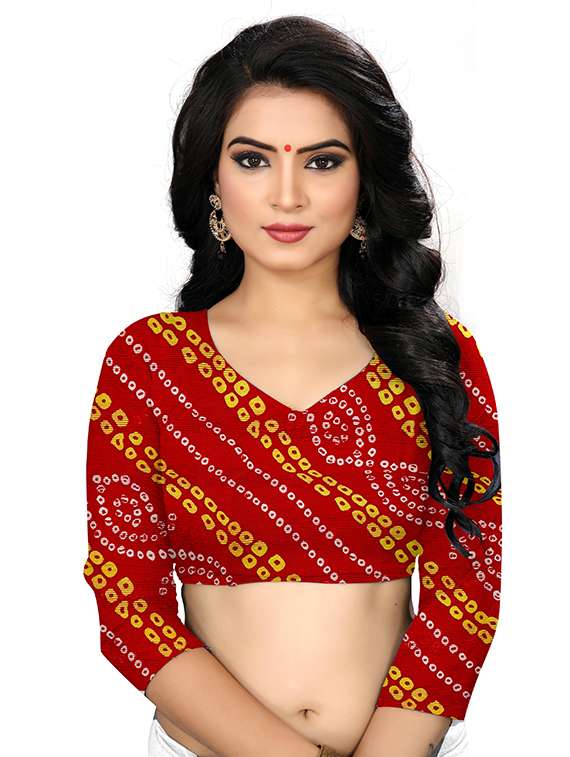 yellow chiffon printed saree with blouse - 18400997 -  Standard Image - 2