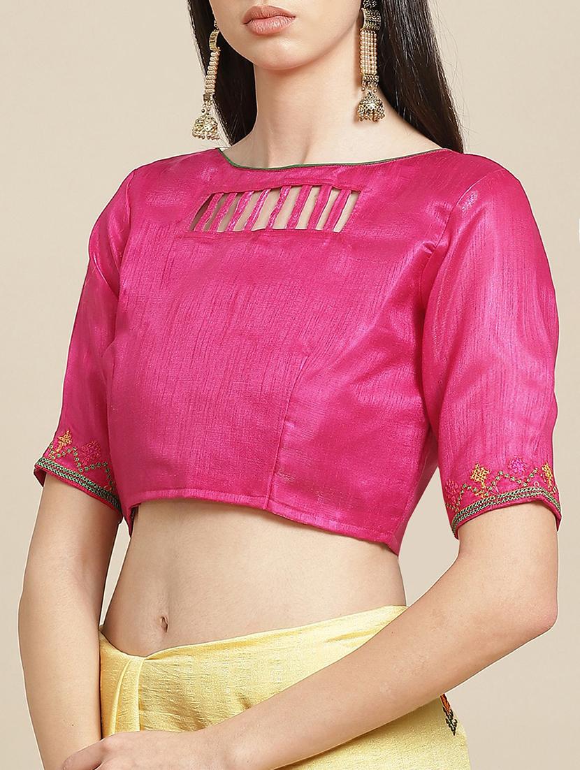 cream georgette embroidered saree with blouse - 18401170 - Standard Image - 2