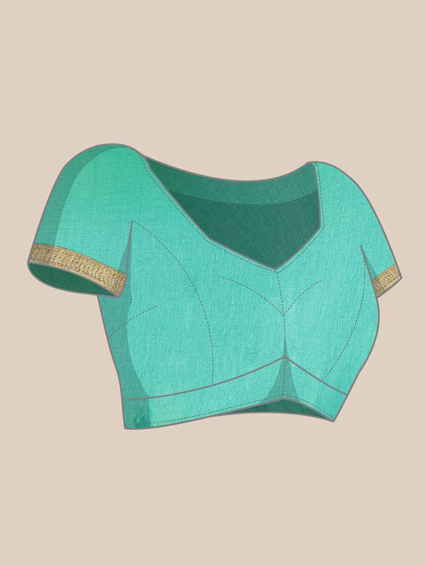 pink silk half and half saree with blouse - 18401241 -  Standard Image - 2