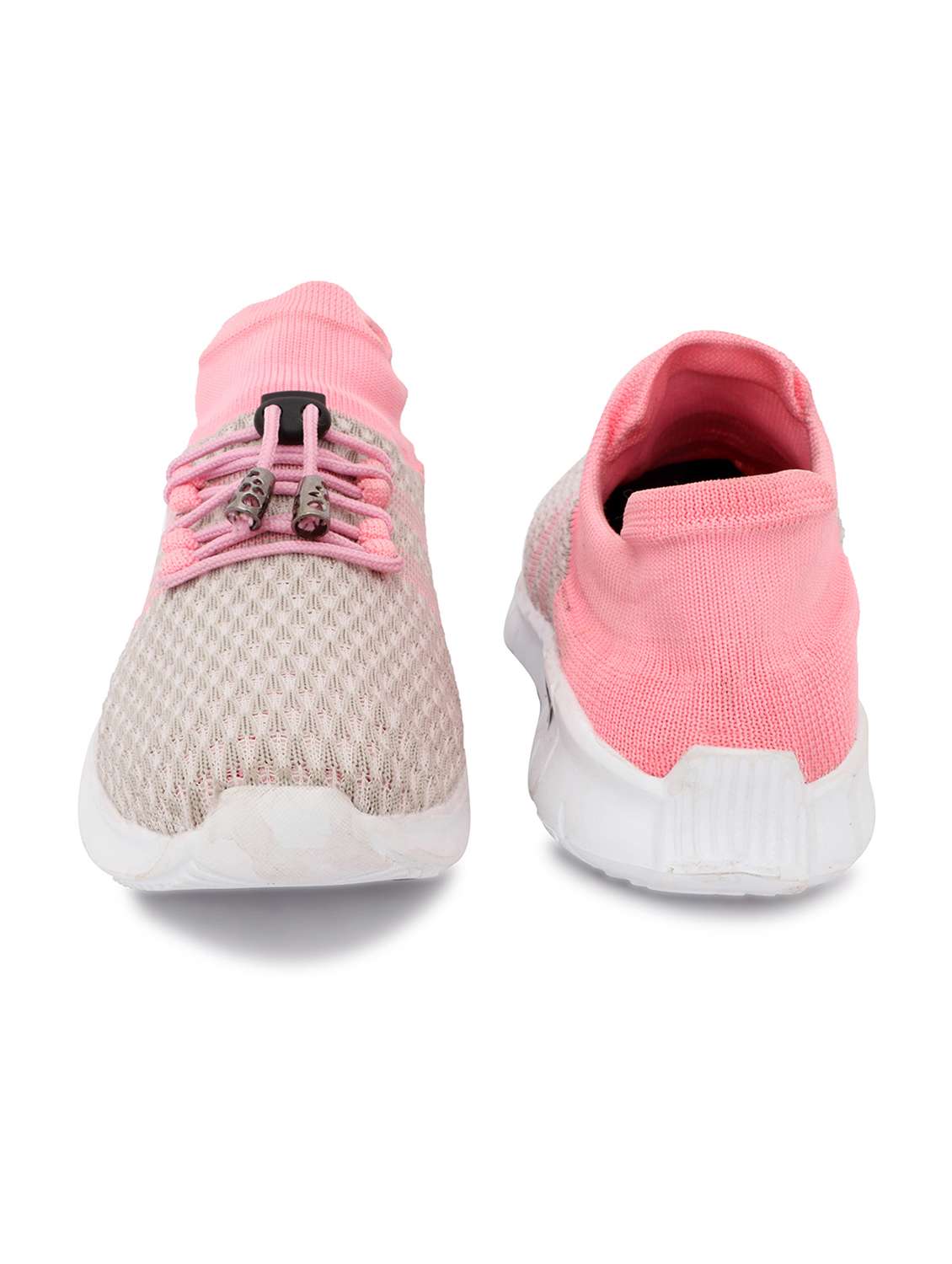 pink mesh laceup sneakers - 18402683 -  Standard Image - 2