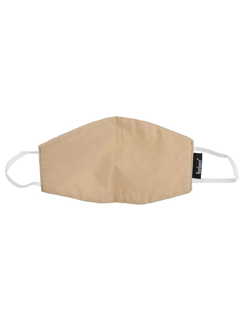 pack of 2 pastel pink & multi 3-ply art silk embellished fabric fashion mask - 18403027 -  Standard Image - 2