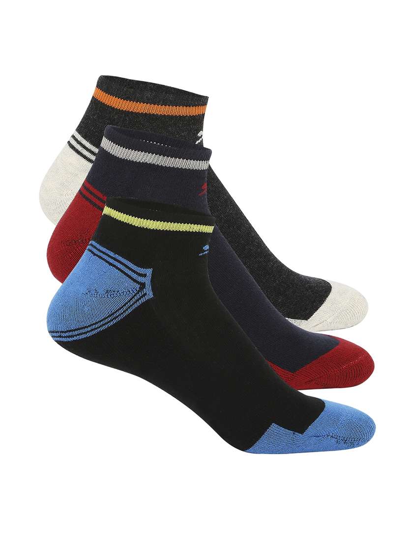 men pack of 3 above ankle length socks 