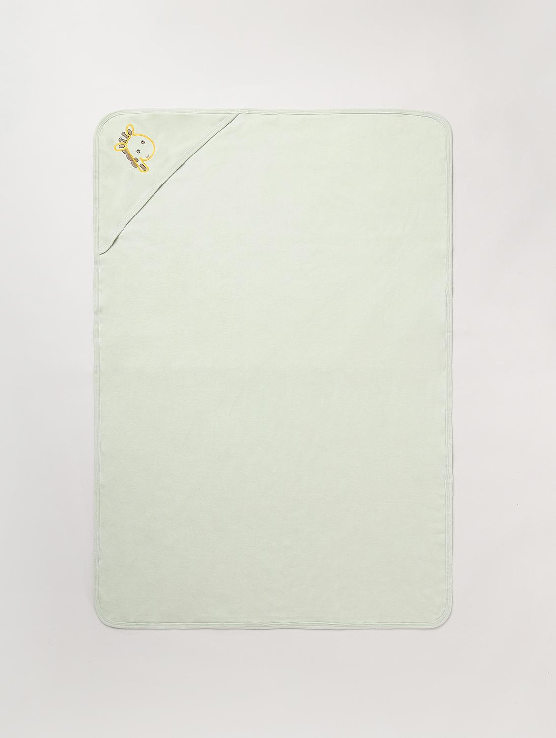 green animal printed blanket - 18403574 - Standard Image - 2