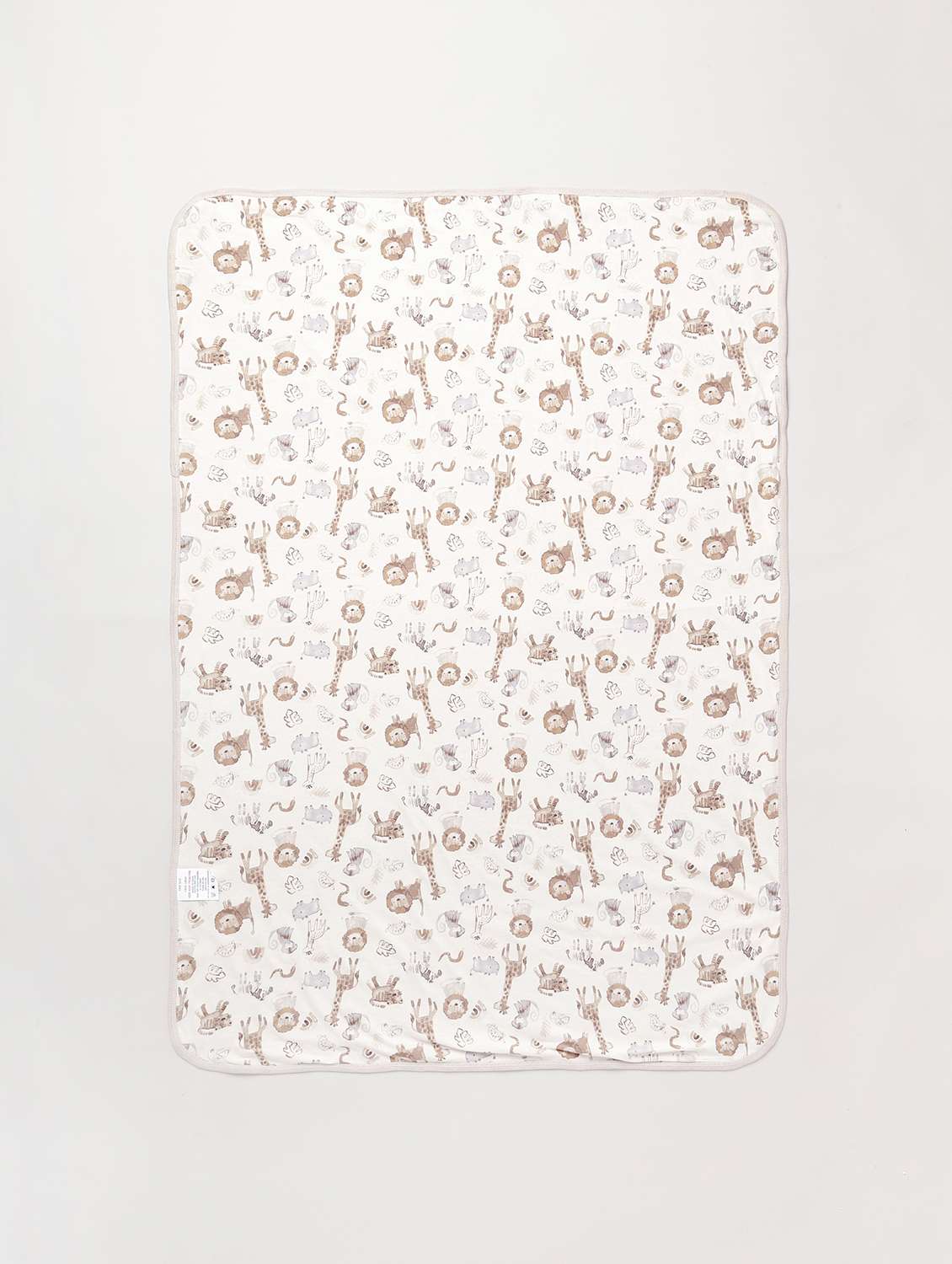 white animal printed blanket - 18403576 - Standard Image - 2