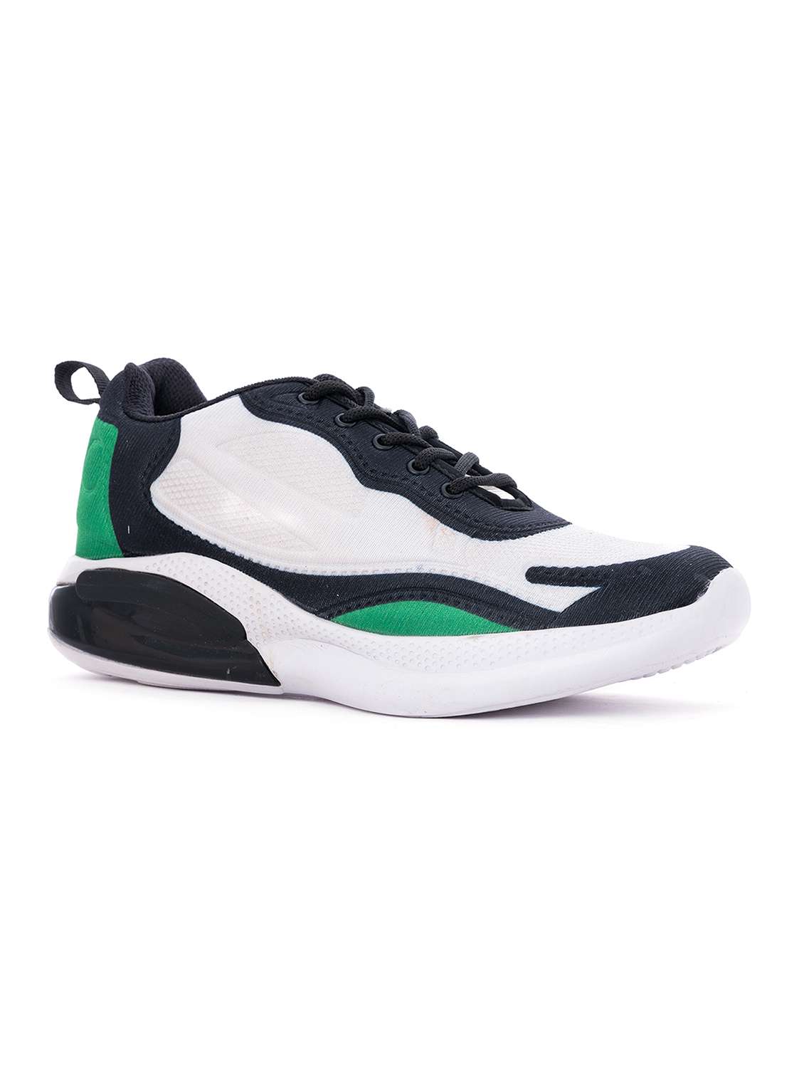mens white lace up sport shoe