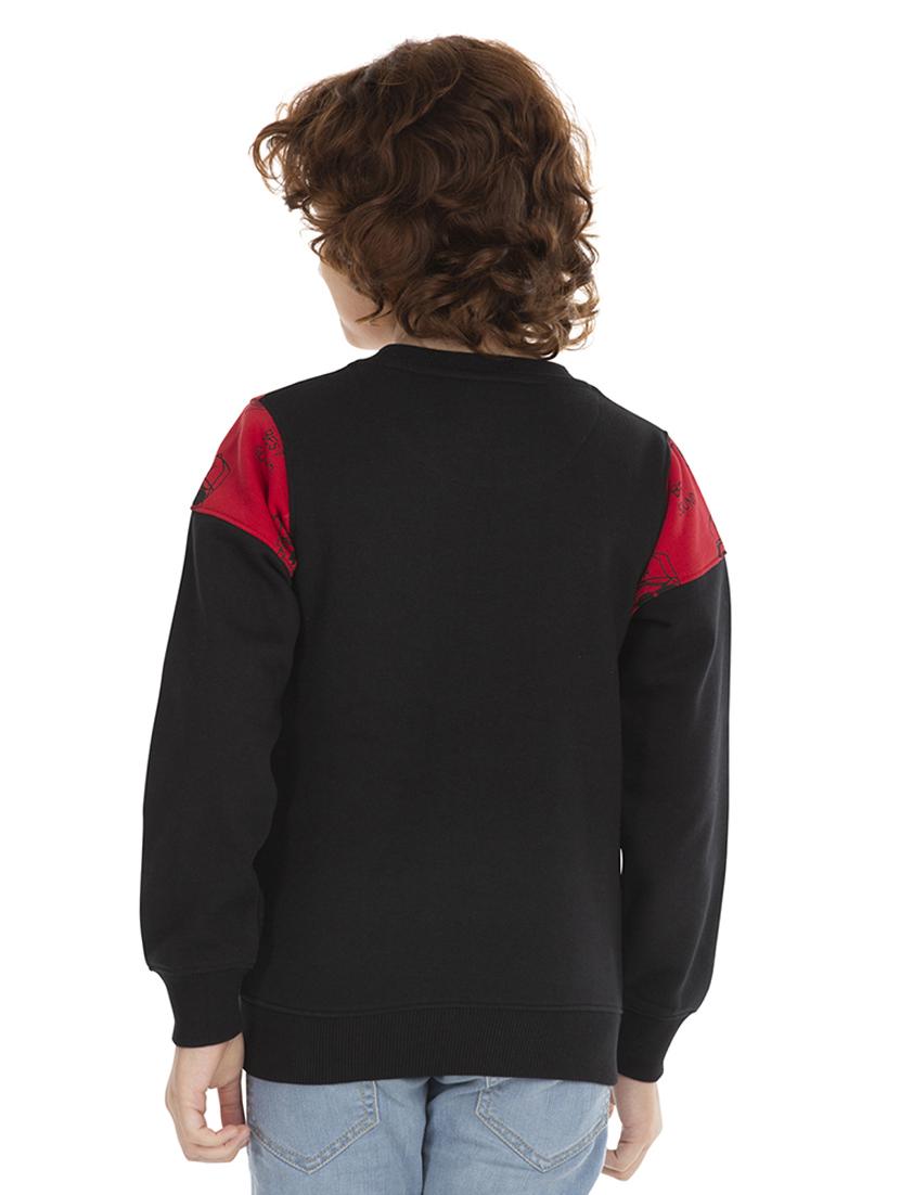 round neck color block sweatshirt - 18404214 - Standard Image - 2