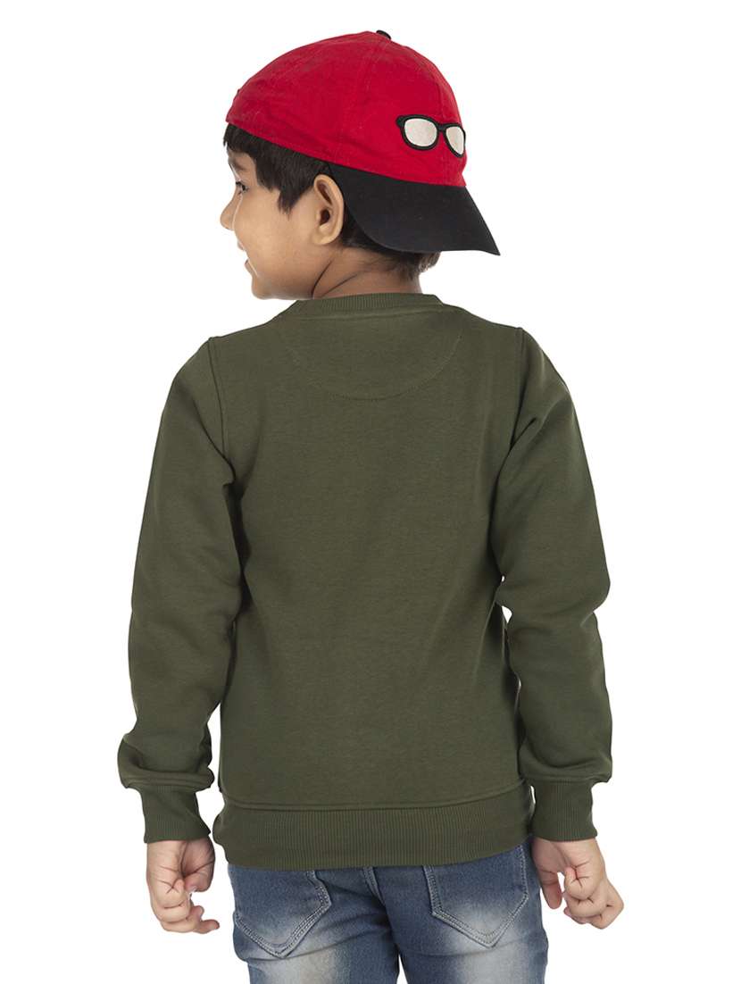 round neck graphic sweatshirt - 18404219 - Standard Image - 2