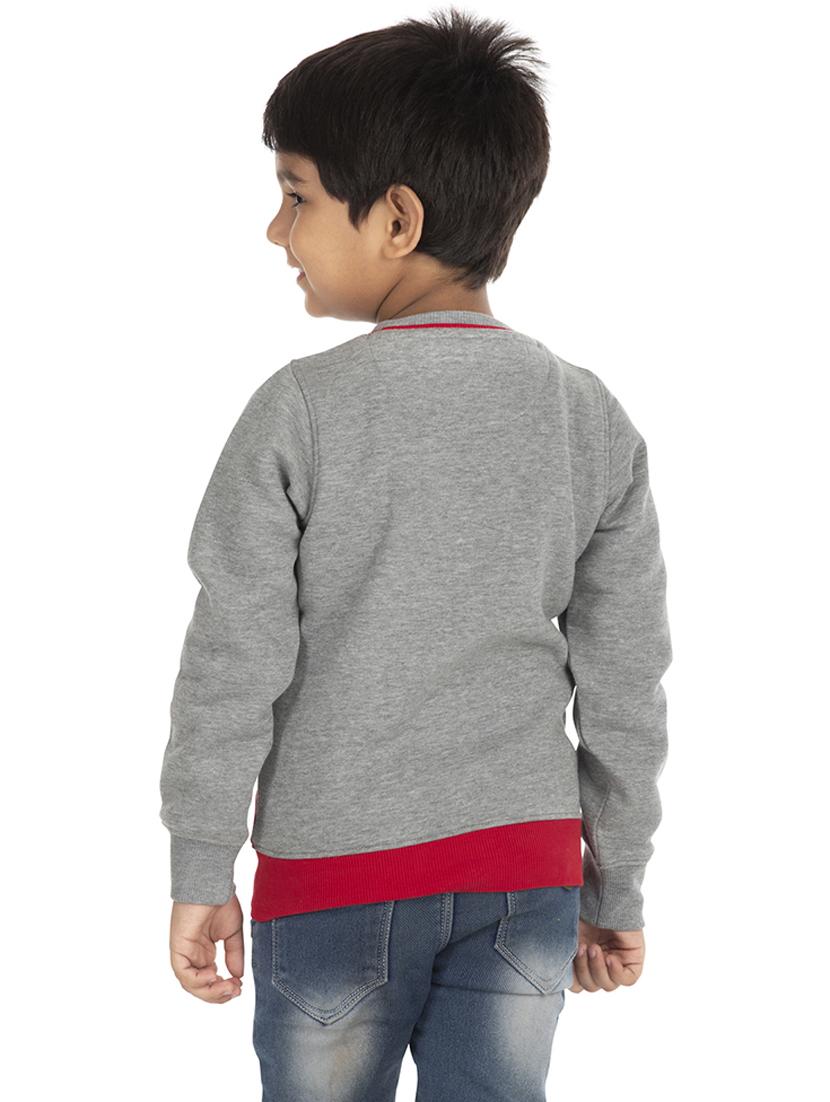 round neck graphic sweatshirt - 18404220 - Standard Image - 2