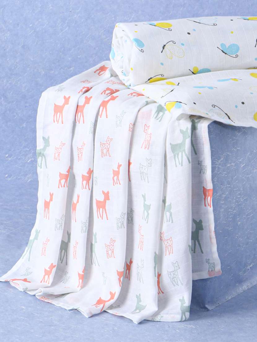  baby's soft organic cotton muslin swaddle