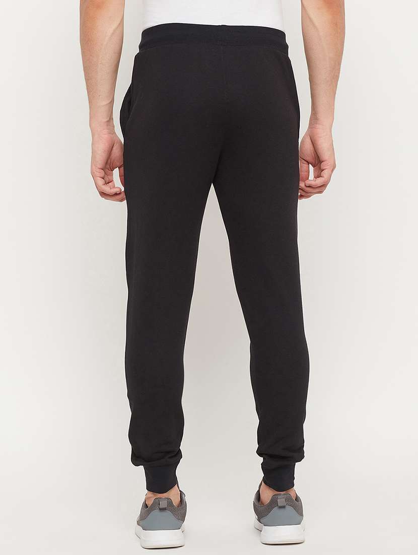 black printed joggers track pant - 18404451 -  Standard Image - 2