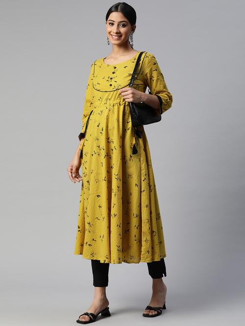 women's flared kurta - 18404759 - Standard Image - 0