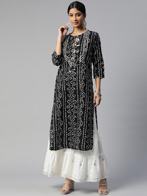 women's straight kurta - 18404805 - Standard Image - 0