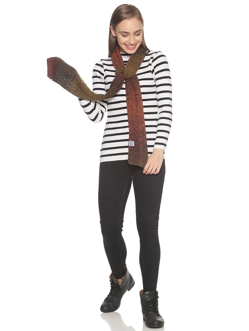 orange ombre muffler - 18405205 - Standard Image - 2