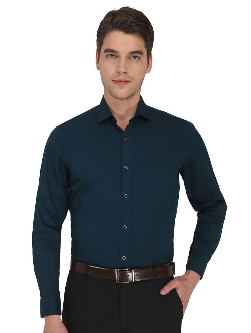 mens solids formal shirt