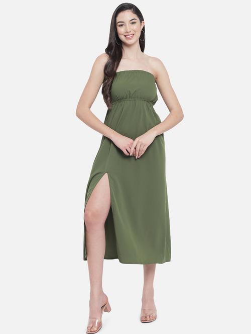women's solid dress - 18407244 - Standard Image - 0