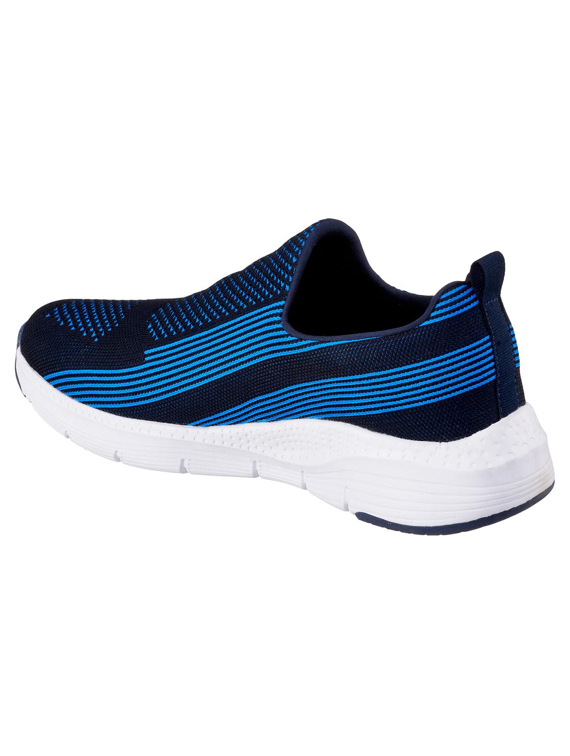 navy fabric sport shoes - 18407665 - Standard Image - 2
