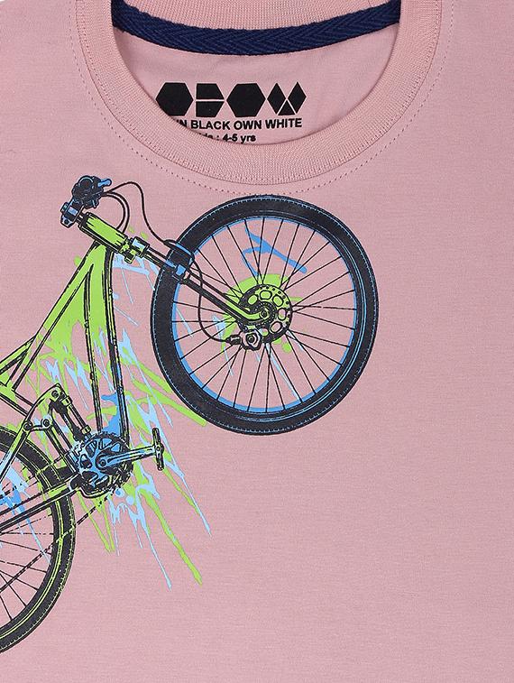 green printed regular tee - 18408407 - Standard Image - 2