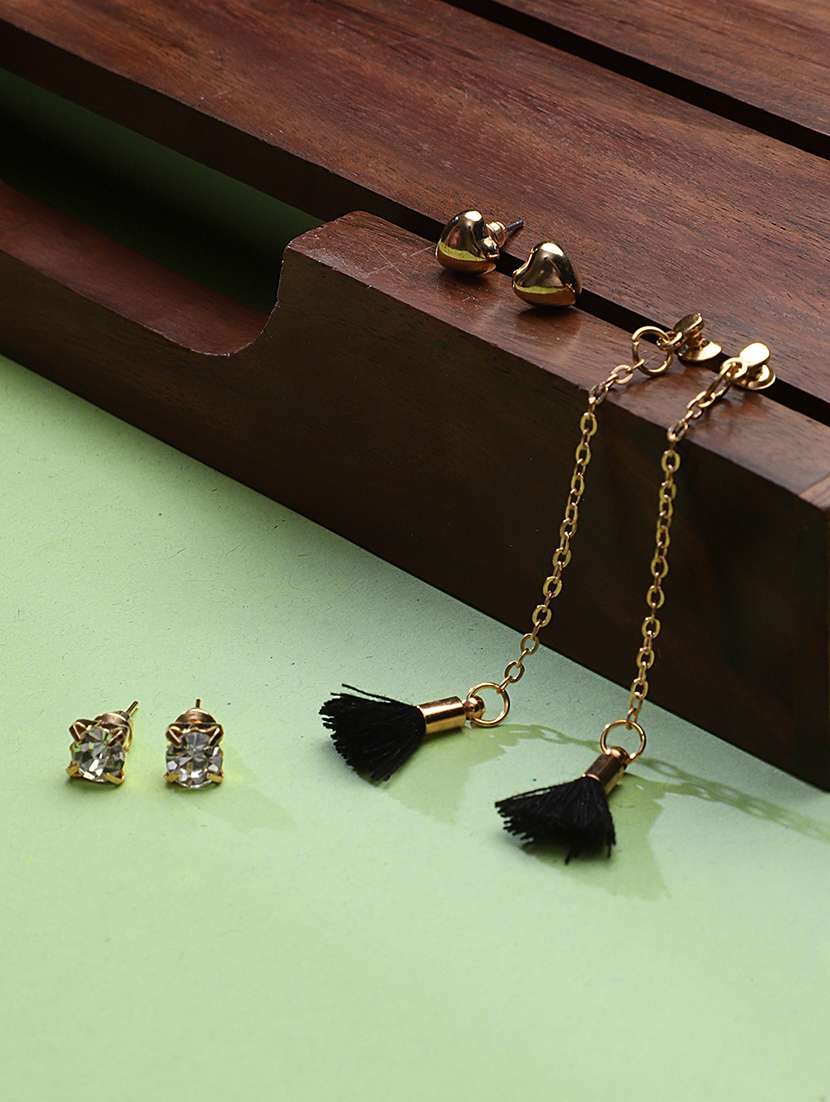 gold metal combo's. earring
