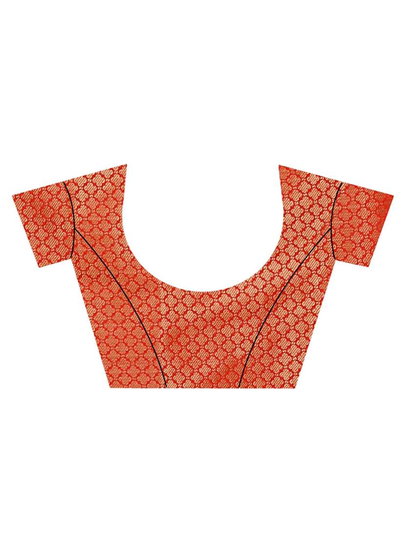 green cotton silk saree with blouse - 18409804 -  Standard Image - 2