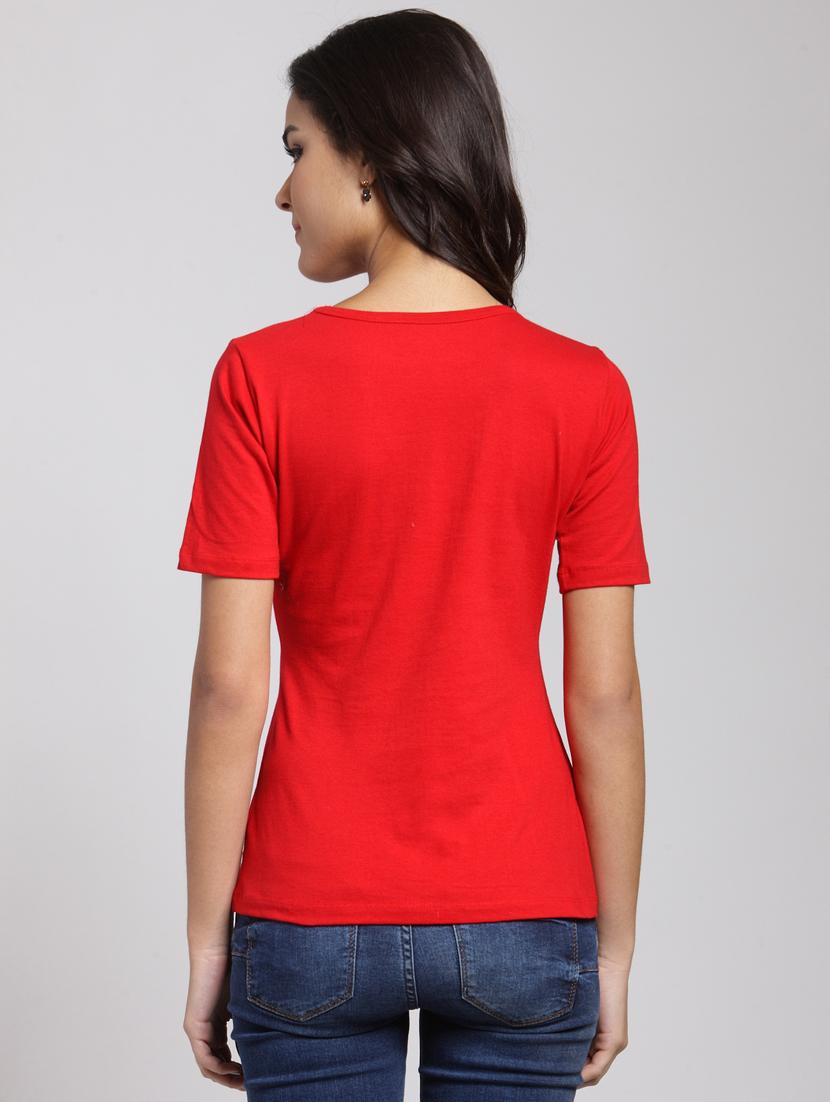 short sleeved solid regular top - 18410130 - Standard Image - 2