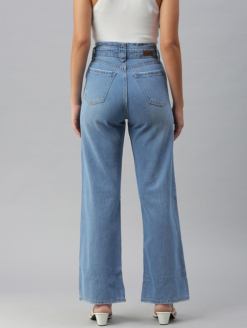 high rise stone washed jeans - 18410293 - Standard Image - 2