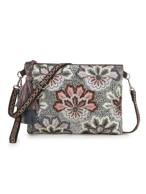 multi colored embellished regular sling bag - 18410740 - Standard Image - 0