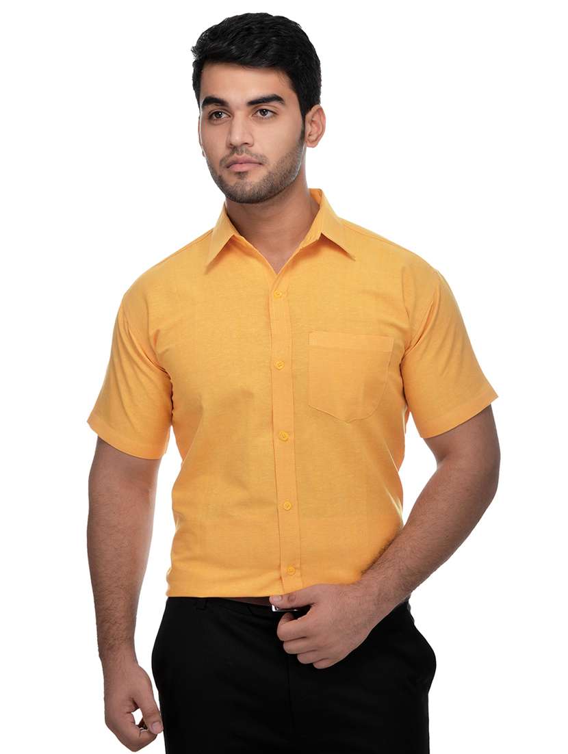 mens solid casual shirt