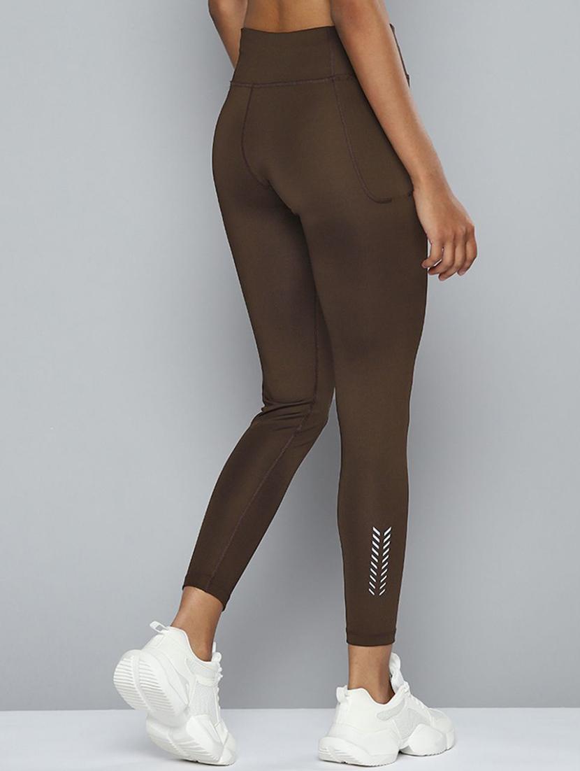 brown solid legging - 18411247 - Standard Image - 2
