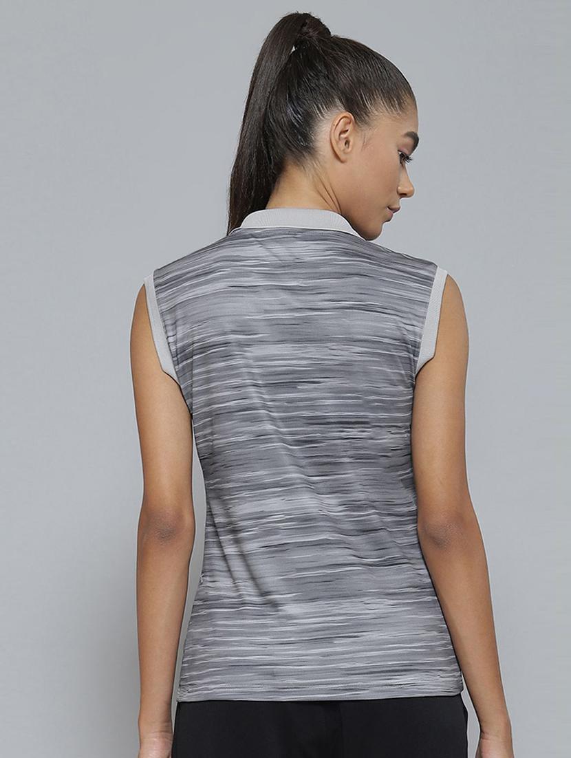 grey striped regular tee - 18411479 - Standard Image - 2