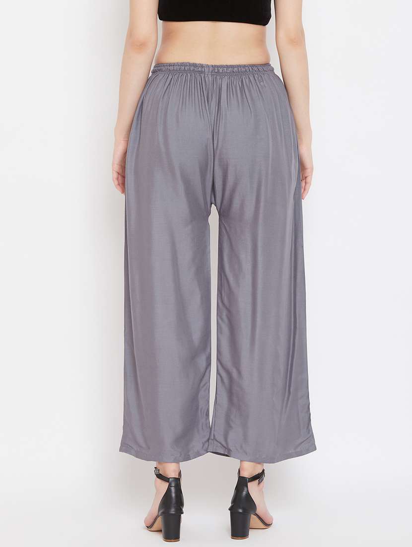 set of 2 pcs solid palazzo - 18411847 -  Standard Image - 2