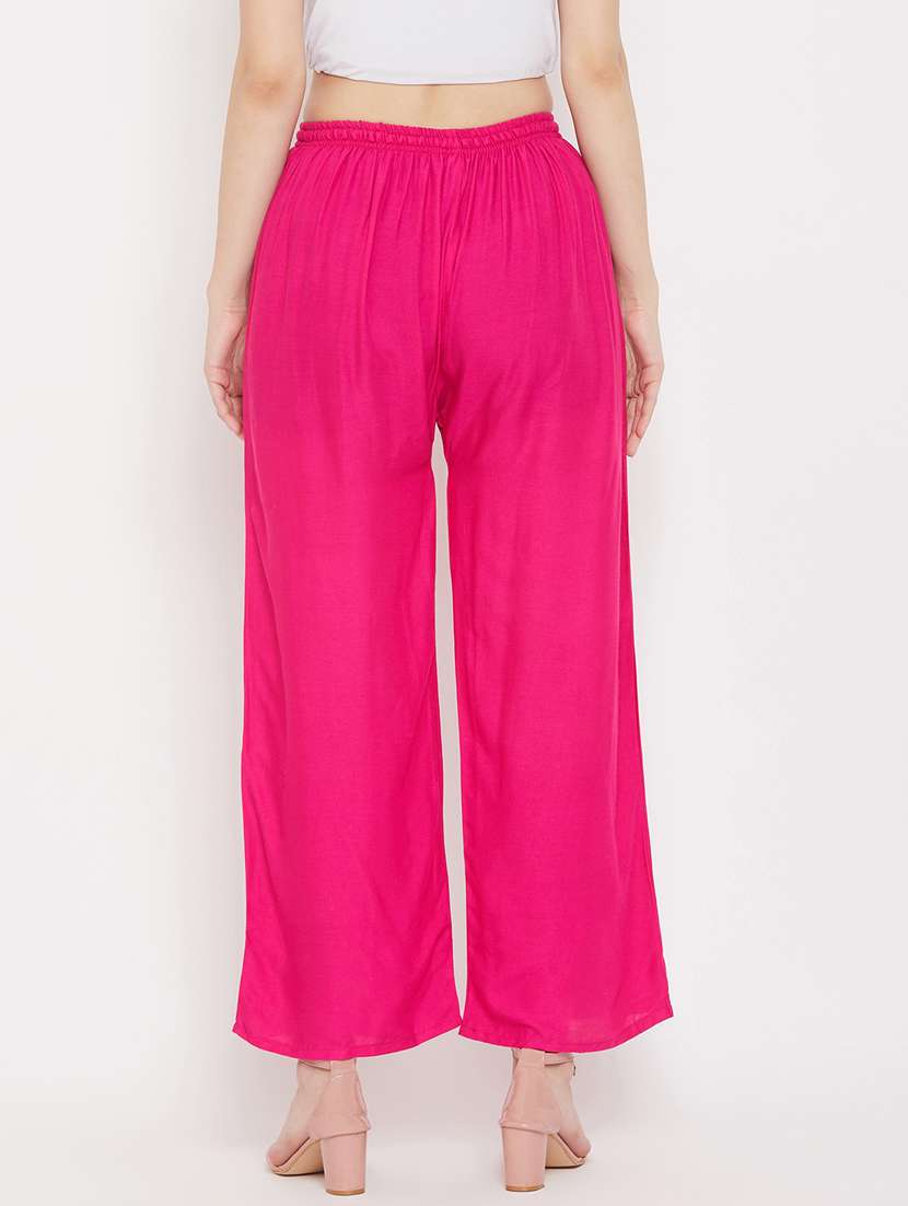 set of 2 pcs solid palazzo - 18411859 -  Standard Image - 2