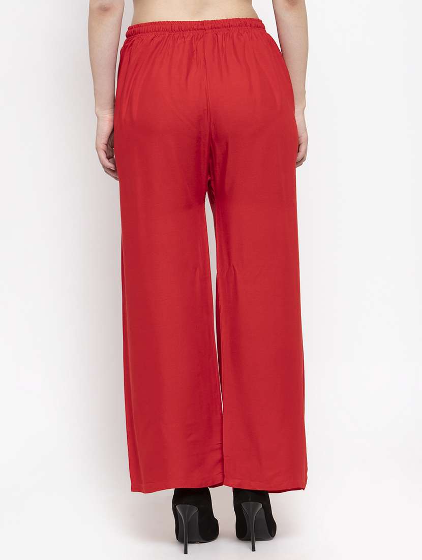 set of 2 pcs solid palazzo - 18411925 -  Standard Image - 2