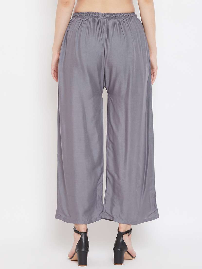 set of 2 pcs solid palazzo - 18411928 -  Standard Image - 2