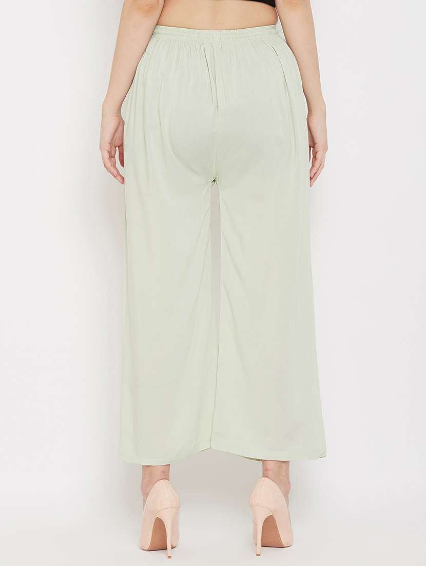 set of 2 pcs solid palazzo - 18411930 -  Standard Image - 2