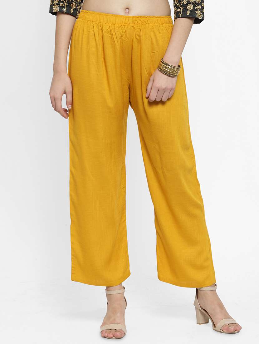 set of 3 pcs solid palazzo - 18412017 -  Standard Image - 2