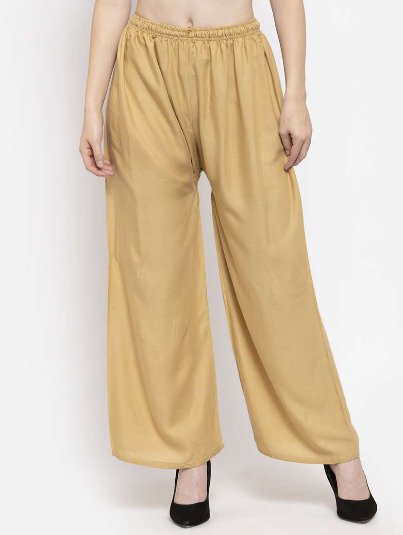 set of 3 pcs solid palazzo - 18412038 -  Standard Image - 2