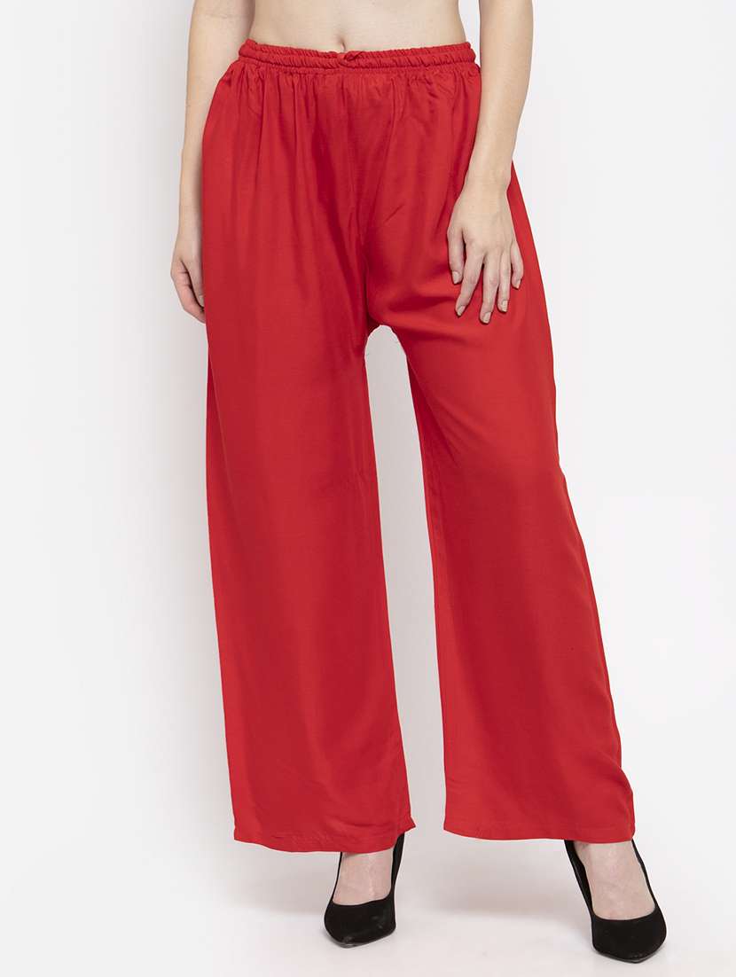 set of 3 pcs solid palazzo - 18412047 -  Standard Image - 2