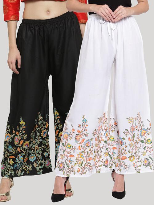 set of 2 pcs printed palazzo - 18412723 - Standard Image - 0
