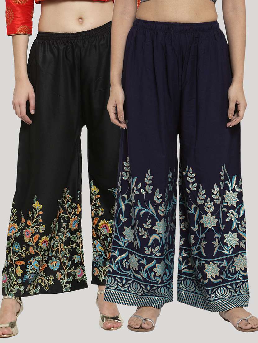 set of 2 pcs printed palazzo