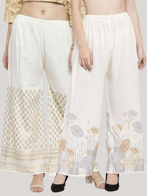 set of 2 pcs printed palazzo - 18412742 -  Standard Image - 0