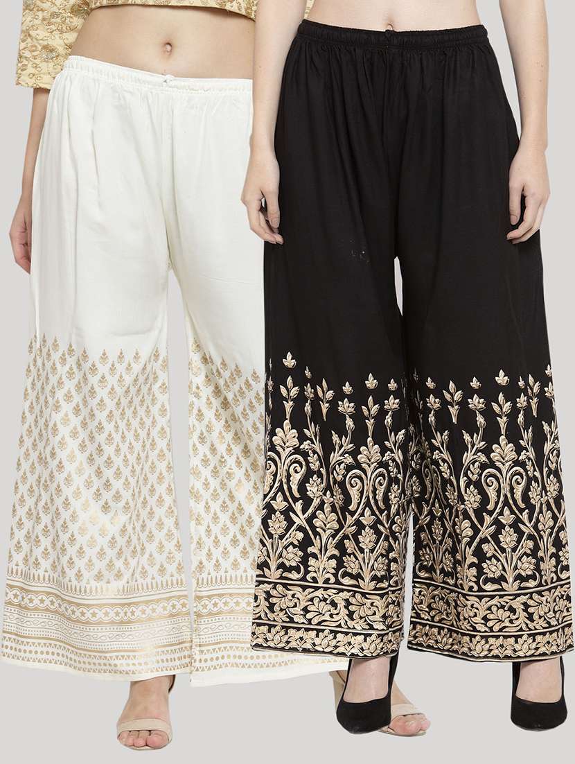 set of 2 pcs printed palazzo